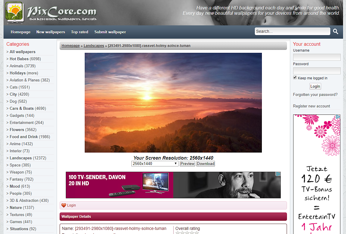 2017 12 20 20 24 39 293491 2980x1080 rassvet holmy solnce tuman Desktop wallpapers free HD back,xlarge.1514552995