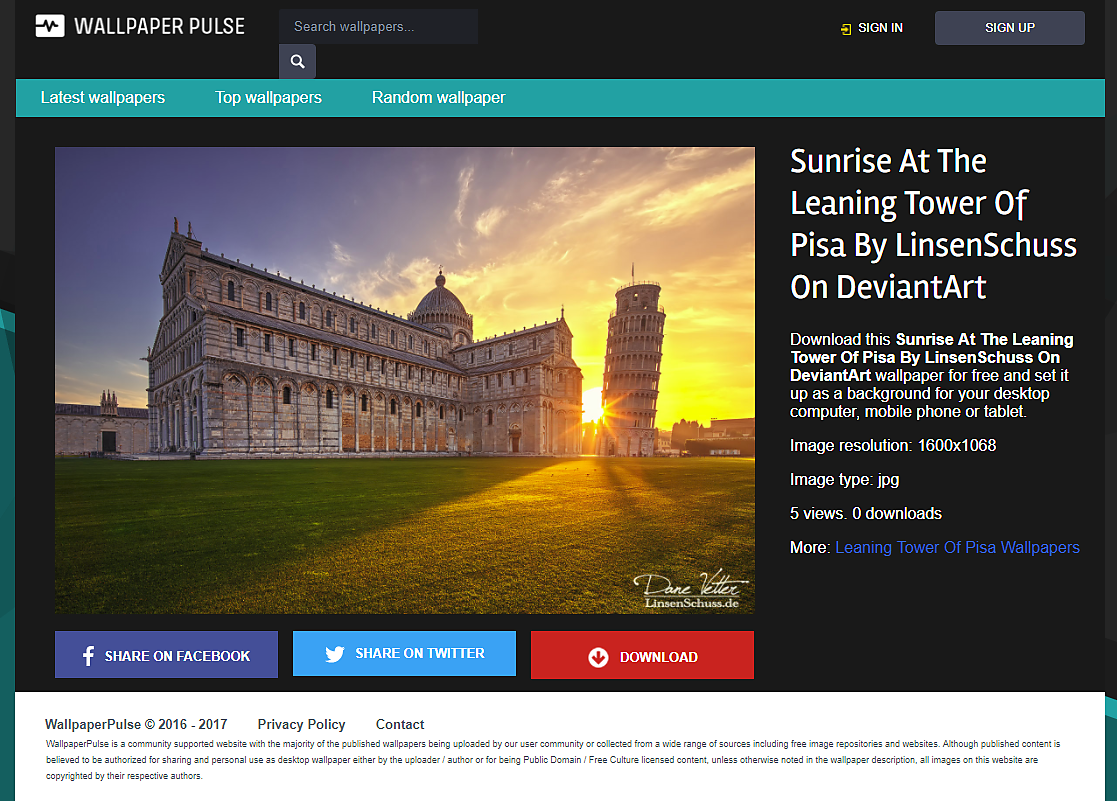 2017 12 29 13 25 48 Sunrise at the Leaning Tower of Pisa by LinsenSchuss on DeviantArt WallpaperPu,xlarge.1514552970