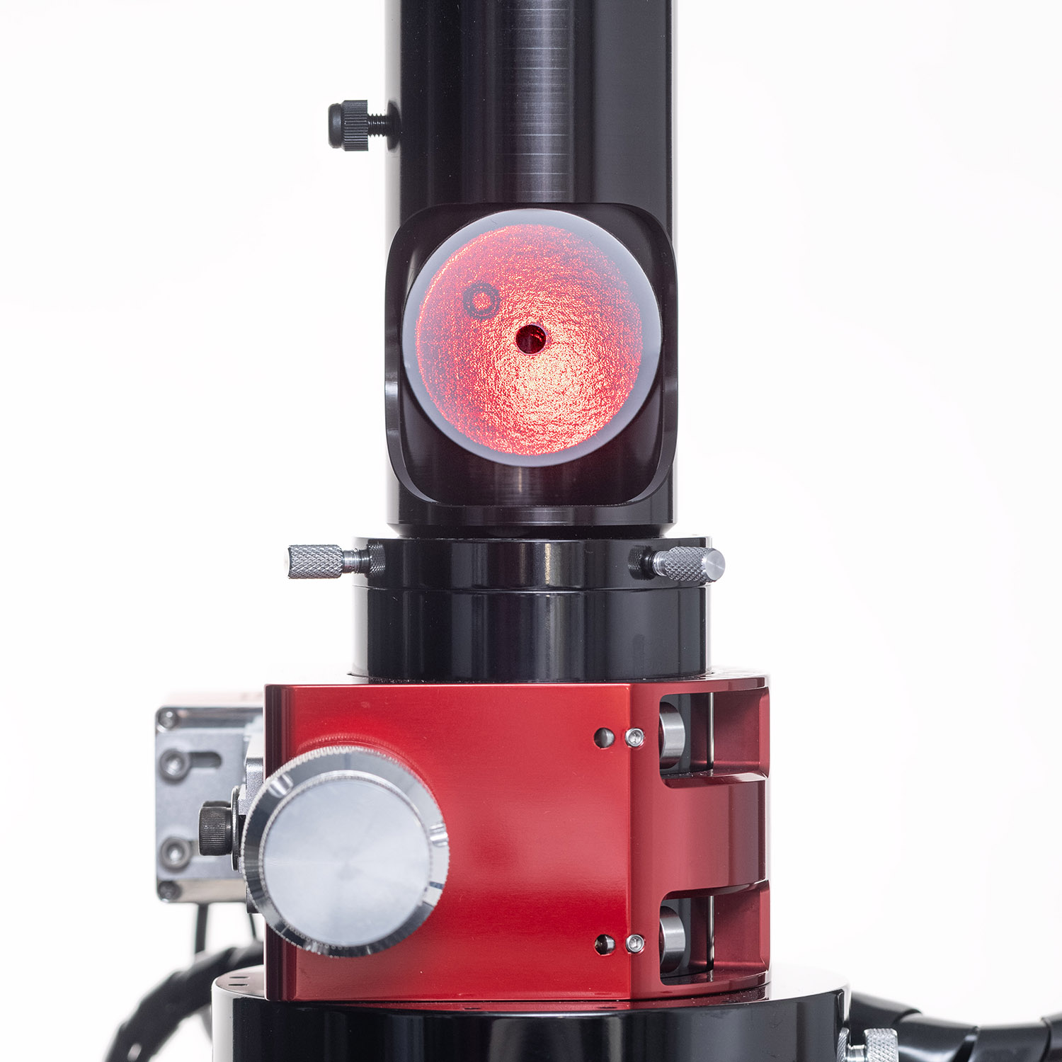 Kollimation eines Newton-Teleskop mit einem Barlowed-Laser