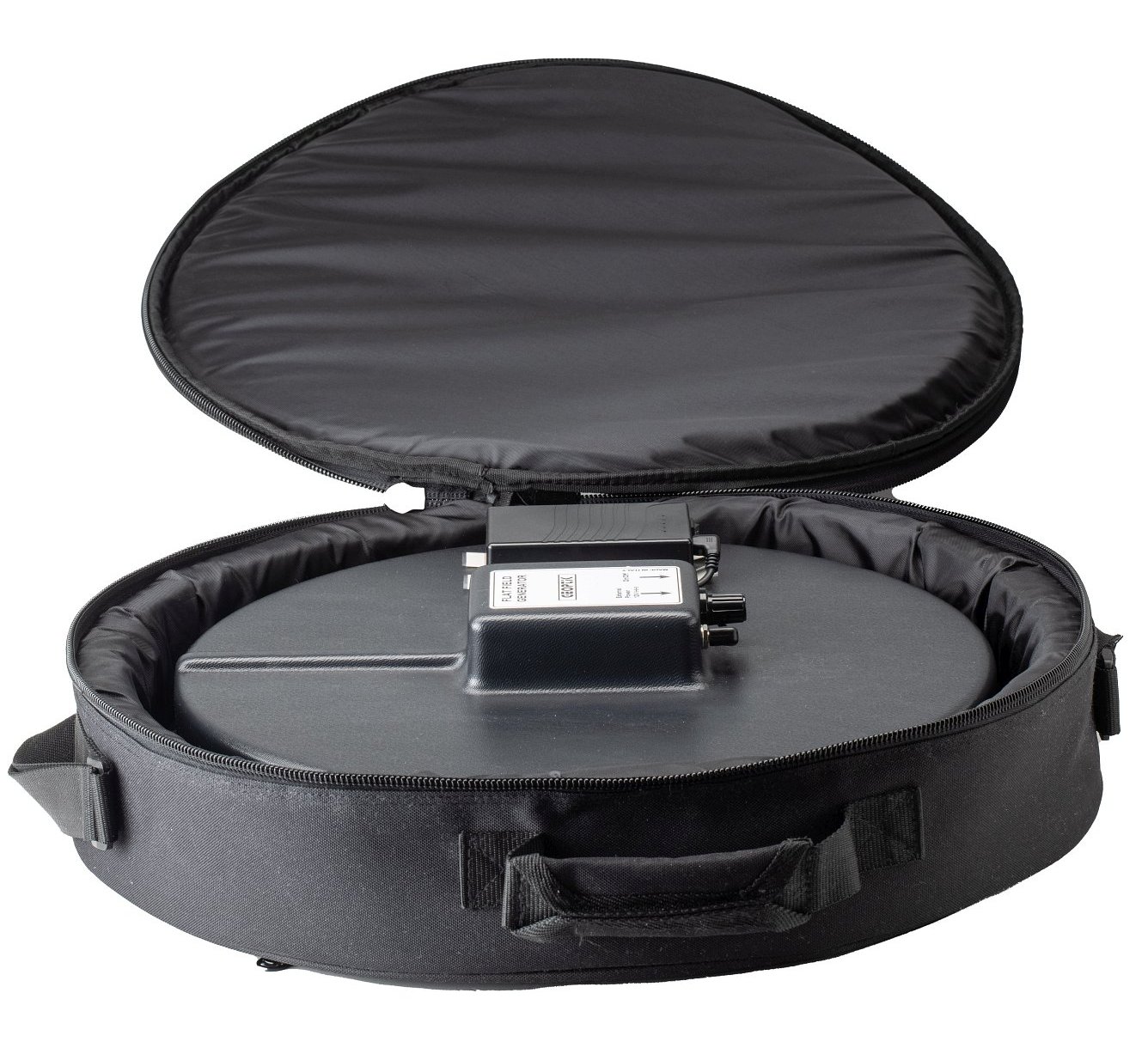 Transporttaschen und Stromversorgung für Flatfield-Generatoren