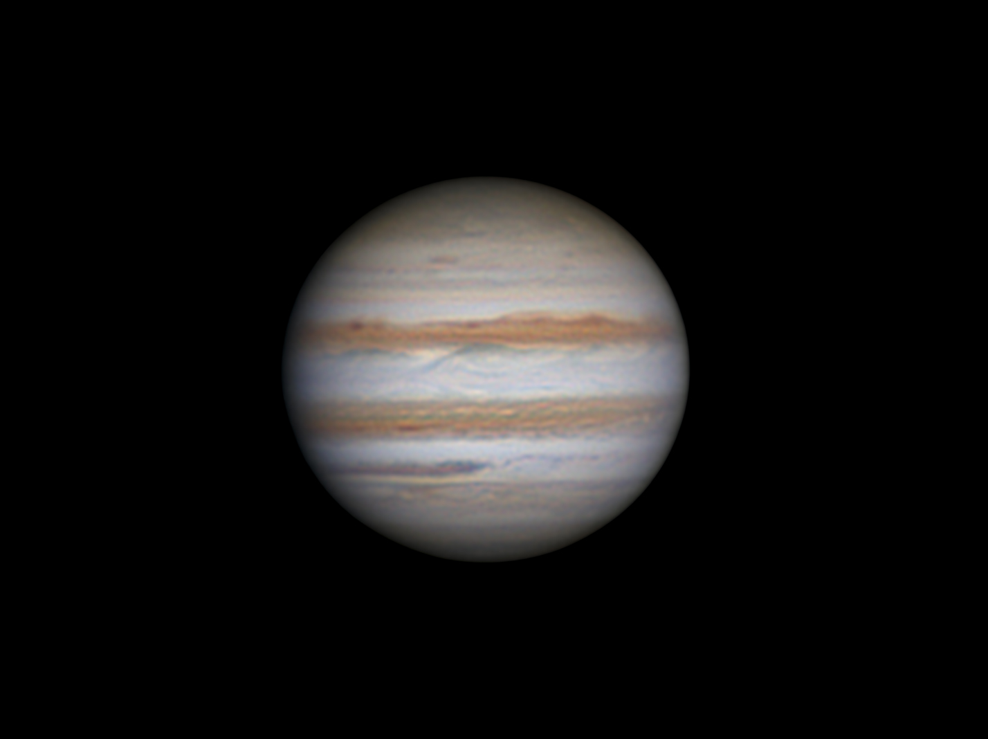7. März 2026 – Jupiter mit ausgeprägten Wolkenstrukturen