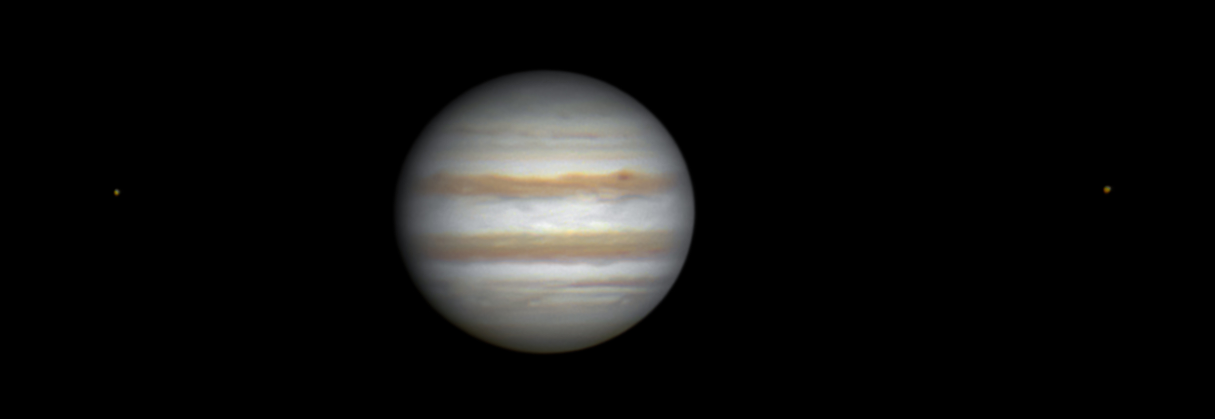 7. März 2026 – Jupiter mit Europa und Io
