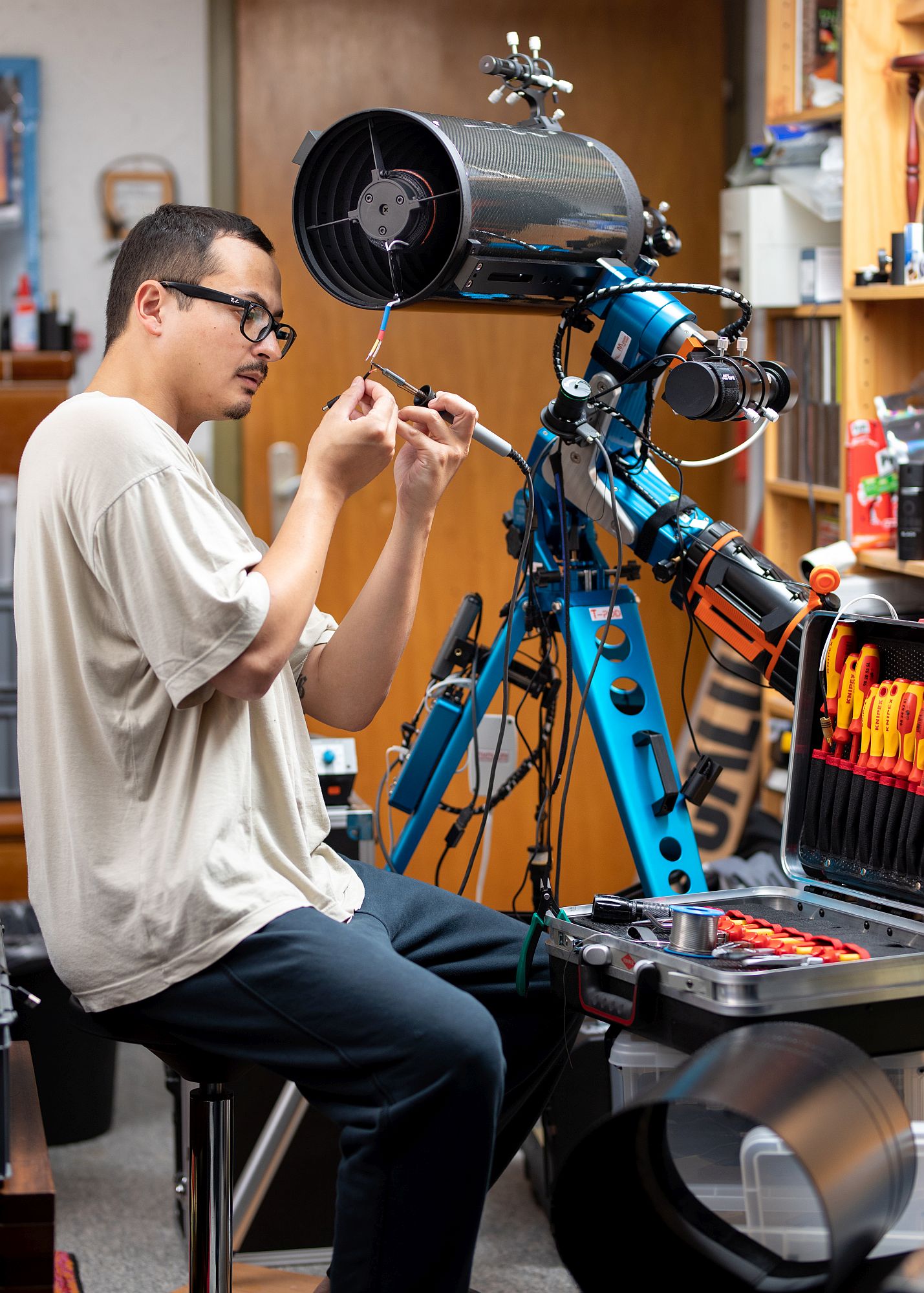 Vorbereitungen für Astrofotografie